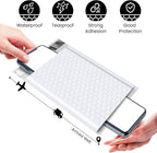 Fuxury Bubble Mailers 4x8 Inch 500 Pack Padded Envelopes Usable Size 4x7" Thick Mailing Envelopes Bubble Opaque Padded Mailers Shipping Bags for Mailing Jewelry Makeup Small Business White