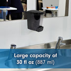 PolyJohn PSD1-1001: Wall-Mounted Liquid Hand Soap & Sanitizer Dispenser - Made in USA, Leakproof, Easy Install, UV Fade Resistant, Durable, Accepts Any Generic soap or Alcohol Based sanitizer