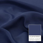 BGment Blackout Curtains for Bedroom - Grommet Thermal Insulated Room Darkening Curtains for Living Room, Set of 2 Panels, Each 55 x 96 Inch, Navy Blue