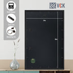 VCK 24x36 Poster Frame Black - with Mat 20x30, Solid Wood Picture Frame with Textured Exclusive, Horizontal and Vertical Formats with Included Hanging Hardware - 2 Pack