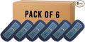Heavy-Duty Industrial Closed-Loop Dust Mops - 6 Pack (Blue) - 18 Inch