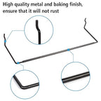 Paper Towel Holder for Pegboard, Extendable, Fit Any Standard Pegboard, 4 Packs, Black