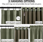 MIULEE Sage Green Velvet Curtains 84 Inches Long 2 Panels Set for Bedroom, Pinch Pleat Back Tab Luxury Thermal Insulated Living Room Darkening Drapes Pleated Blackout Window Curtains with Hooks