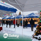 Sekey 10x10 Pop Up Canopy with One Push Setup-Easy Up Canopy with 99% UV Blocking - Instant Outdoor Sun Shade for Events, Parties, Camping- Commercial Gazebo with Weight Bags,Wind Proof&Waterproof