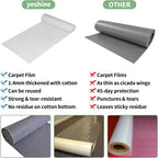 36" x 100' Temporary Floor Protection for Construction, Reusable Heavy Duty Floor Covering Roll for Hardwood Floors Tile & Paint, Anti Slip, Waterproof Carpet Protector Covers 300 sqft (3' x 100')
