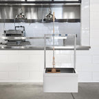 TONGMO Stainless Steel Floor Mop Sink, Mop sink with Cleaning Tool Rack | 19" x 22" x 12"