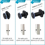 2Pcs RV Cable Passthrough for Starlink mini, RV Cable Grommet Compatible with Starlink, Ethernet, Coax, Water-Resistant and Anti-Drop RV Cable Routing(Gray)