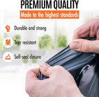 Large Shipping Bags | Jumbo Poly Mailers for clothes | Strong Thick Mailing Bags with Self Adhesive | Self Sealing Shipping Envelopes (17x24-25 Bags)