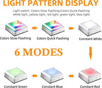EUSTUMA LED Light Base Non-Slip Square Display Stand In A Variety of Colors,Suitable for Glass Crystal Spherical Artwork (Silver Led Base for Glass Ball)