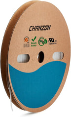 Chanzon 2:1 Ratio - 80Ft Roll - 9/64" (3.5mm) Heat Shrink Tubing 2:1(25M Total Length) Clear/Transparent Polyolefin Sleeving Wrap Shrinking 2 to 1 1pcs