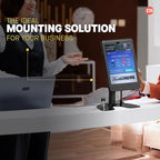 Dual POS Kiosk – CTA Dual Security Kiosk Stand for 11” iPad Pro 3rd and 4th Generation Tablets for Retail Point of Sale (PAD-ASK11B)
