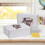 RLAVBL 12x9x4 Inches Shipping Boxes Set of 50, White Medium Corrugated Cardboard Box, Mailer Boxes for Packing Small Business