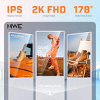 MWE 37 Inch Digital Signage Displays, LCD Screen Advertising Kiosk with Custom Service, Indoor Floor Standing Commercial Totem, Android System Vertical Poster with Auto Media Player-White