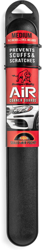 BumperBully Air - Corner Bumper Guards. Protects Your Front and Rear Bumpers from Scraps, dents and Damage - Medium Size (14.5" Length)