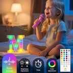 mooncow Rechargeable Light Up Letters,Colorful Marquee Letters with Remote,Gift Wrap Gifts,Bedroom Home Bar Party Decor (7)