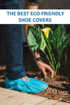 Premium Disposable Boot & Shoe Covers Booties | 100 Pack | Durable, Non-Slip, Non-Toxic, Water Resistant, Recyclable Protectors for Indoor & Outdoor | Large Size Fits Most Shoes