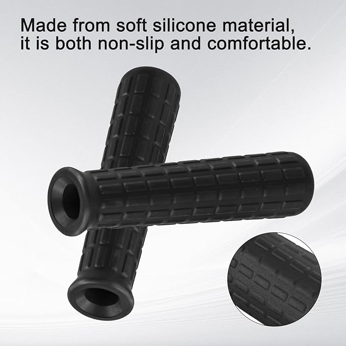 Rubber Handles for Wheelbarrow, 8-42mm Inner Diameter Wheelbarrow Handles Fit Most Wheelbarrows, Wheelbarrow Handle Grips Replacement(114 x 14mm)