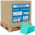 GSSUSA Teal Bubble Mailers 6x10 Small Padded Envelopes 9600 Pack,Strong Adhesion Shipping Mailer Self-Seal Bubble Envelopes for Small Business