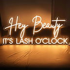 Custom Business Neon Sign, Personalized LED Neon Sign Customizable for Business - Professional Light-Up Name Sign for Studio, Office, Store, Bar, Salon & Beauty Nail Shop