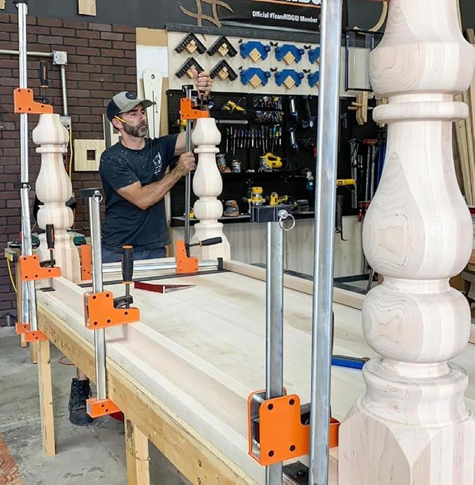 OmniWall Modular Metal Pegboard System, 16x48 inches, Steel Construction, Wall-Mounted Tool Storage (Black, Horizontal)