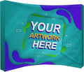 BANNER BUZZ BannerBuzz Fabric Pop Up Curved Display, Graphic with Hardware, 230 GSM, Polyester Fabric, 17 mm Pole Diameter, 1.4 mm Thick Pole, 1440 DPI Dye Sublimation Printing (10' W X 8' H)