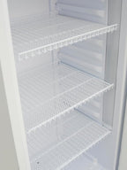 KoolMore KM-MDR-9CPWH 22 in. One-Door Commercial Merchandiser Refrigerator in White, 9 cu. ft. ETL Listed for Safety and Sanitation