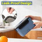 Monteka Cordless Electric Lunch Box for Adults, 1.8L Rechargeable Portable Food Warmer Heated Lunch Box, Christmas White Elephant Gifts, Suitable for Office, Picnic, Car, Construction Site