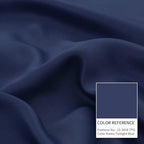 BGment Blackout Curtains for Living Room - Grommet Thermal Insulated Room Darkening Curtains for Bedroom, Set of 2 Panels (52 x 45 Inch, Navy Blue)
