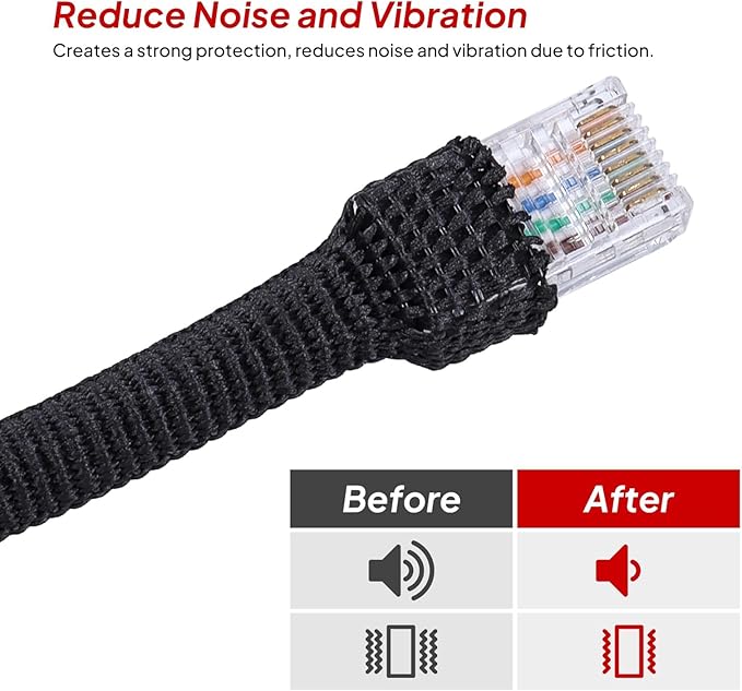 2 to 1 Heat Shrink Braided Sleeving 1/2" - 24 feet Pliable Shrinkable Fabric Sleeve for Protection Automotive/Electronics Cable/Wire/Hose/Harness