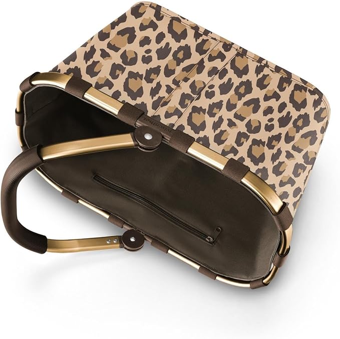reisenthel carrybag leo macchiato - Sturdy shopping basket with plenty of storage space and practical inner pocket - Elegant and water-repellent design