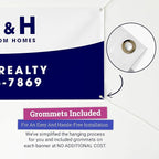Personalized Vinyl Banner – Vinyl Printed Customizable Banner for Indoor and Outdoor Use (2'x8')