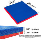 5S Tool Box Shadow Foam Organizers (2 Color) FITS STOR-LOC Tool CHESTS (24.50" x 28.75", Blue Top/Red Bottom)…