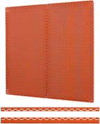 OmniWall Pegboard 2- Panel Side-By-Side Set 32-Inch Tall x 32-Inch Wide Metal Pegboard For Garage & Home Storage Blue