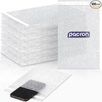 100 Pcs Clear bubble out Bags, 18x23 Bubble pouches, Self-Sealing clear mailer Bubble bags for Shipping, Packing, Storage, Moving, Cushioning Wrap Bags