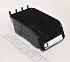 WALLPEG Peg Board Bin Kit - 5 LARGE BLACK PEGBOARD BINS - Pegboard Parts Storage Craft Organizer Tool Peg Board Workbench Bins Accessories -MADE IN USA-