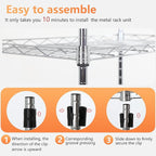 FDW 6 Tier Wire Shelving 17L x 12W x 64H Pantry Shelves Storage Rack Shelving Units Adjustable Metal Shelves for Kitchen Commercial Garage Small Places,Chrome