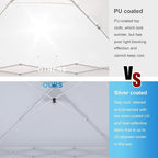 SANWAY 10x10 Pop up Canopy Tent, One-Button, Outdoor Instant Canopy Protable for Events, Camping, Parties, Vendor, Beach Tent - White