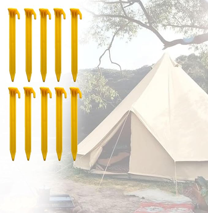 10Pcs Outdoor Campings Anchors Peg Tent Stake Heavy Dutys Beach Tent Peg Anchors Canopies Stake