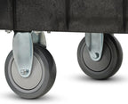 Simpli-Magic Rolling Utility Cart on Wheels, Heavy Duty with Ergonomic Handle, Deep Shelfs for Garage, Warehouse, Workshop, 600-Pound Capacity 40x33x17-Inch