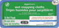 Amazon Basics Wet Mopping Cloth Refills, 12 Count (Fits Swiffer Sweeper Mop Heads)