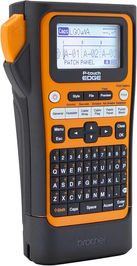 Brother PT-E310BTBP Contractor Kit: P-Touch Handheld Industrial Label Printer with Bluetooth & USB-C Plus 5 Tapes (up to 18mm Labels)