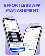 NGTeco APP-Based Time Clock, 2-in-1 Fingerprint Time Clock for Employees Small Business with Auto Punch & Mobile App, Battery Backup, 2.4GHz WiFi, iOS/Android Sync, No Monthly Fee