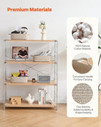 KALLAX Small Woven Basket, 12 x 8 x 4.5 Inches, Small Storage Baskets for Organizing, Gift Baskets Empty, Cute Rope Shelf Closet Storage Bins for Shelves, Dog Toy Basket, 3 Packs, Mixed Brown
