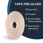 PATIKIL Maple Edge Banding, 1/2 Inch x 250 ft Wood Veneer Tape Pre-glued Flexible Plywood Edge Banding with Hot Melt Adhesive for Furniture Restoration