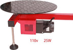 Electric Stretch Film Wrapping Bench, Semi-auto Table Stretch Film Dispenser Wrapping Machine for Film Width Within 27.5" (70cm)