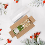 Calenzana 12x4x3 Shipping Boxes Set of 25, White Corrugated Cardboard Box for Mailing Packing Gifts Small Business