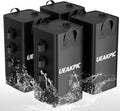 Canopy Weights, 220 LBS Heavy Duty Set of 4 Tent Water Leg Bags for Outdoor Gazebos, Umbrellas, Pergolas, Sunshades & Patio Furniture (Black 25L x 4)