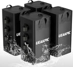 Canopy Weights, 220 LBS Heavy Duty Set of 4 Tent Water Leg Bags for Outdoor Gazebos, Umbrellas, Pergolas, Sunshades & Patio Furniture (Black 25L x 4)