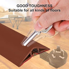 6.5Ft Floor Cord Cover Brown Silicone Cable Protector Easy to Install Wire Organizer and Hider for Home, Office, Garage (Brown-2m)