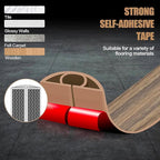 Floor Cord Cover Self Adhesive Cord Hider,10FT Cable Management, Extension Strip Protector for Wires, Prevent Cable Trips for Offices, Gyms, Exhibitions Cavity:0.3"(W) x0.28(H) Woodsmokedbrown